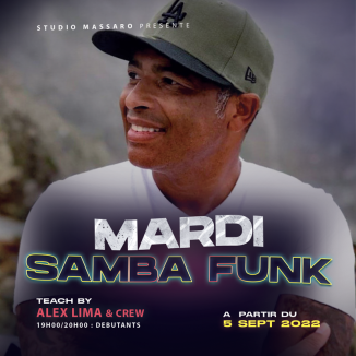 Cours de samba funk au Studio Massaro avec Alex Lima